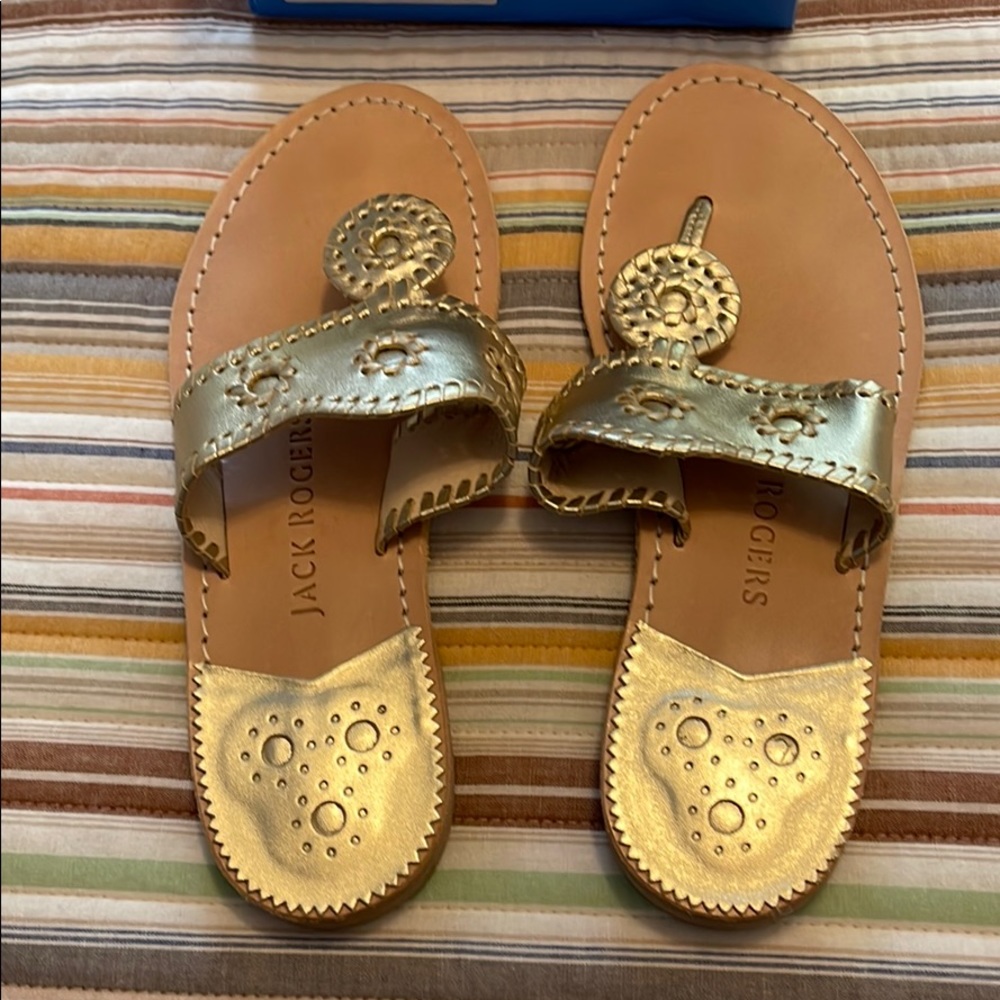 Jack Rogers Jacks Wide Flat Sandal - Like new